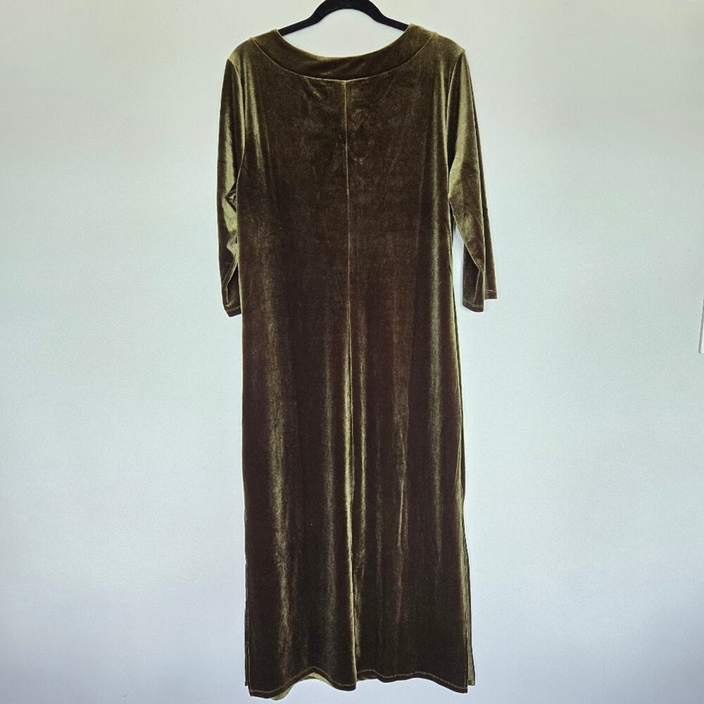 Attitudes by Renee Velvet Midi Dress Womens L Whimsigoth Witchy Holiday Party - Picture 9 of 13